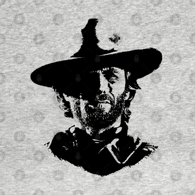 Clint Eastwood Portrait by Vanilla Susu